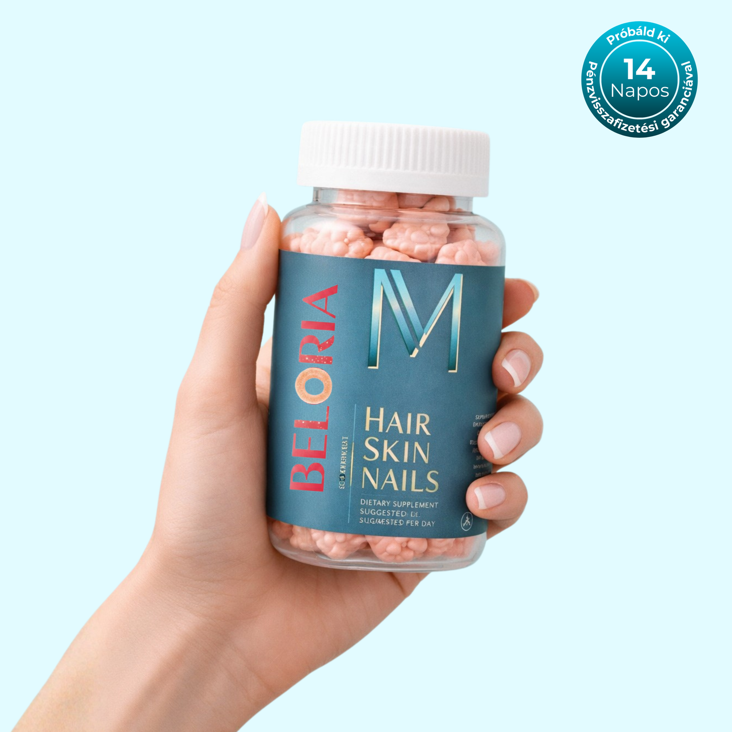 Haj, bőr és köröm gumicukor